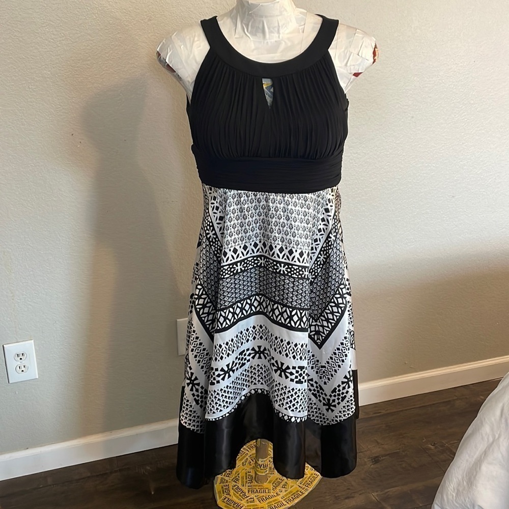 Melrose Midi Handkerchief Dress  - Ruched Sleeveless Top